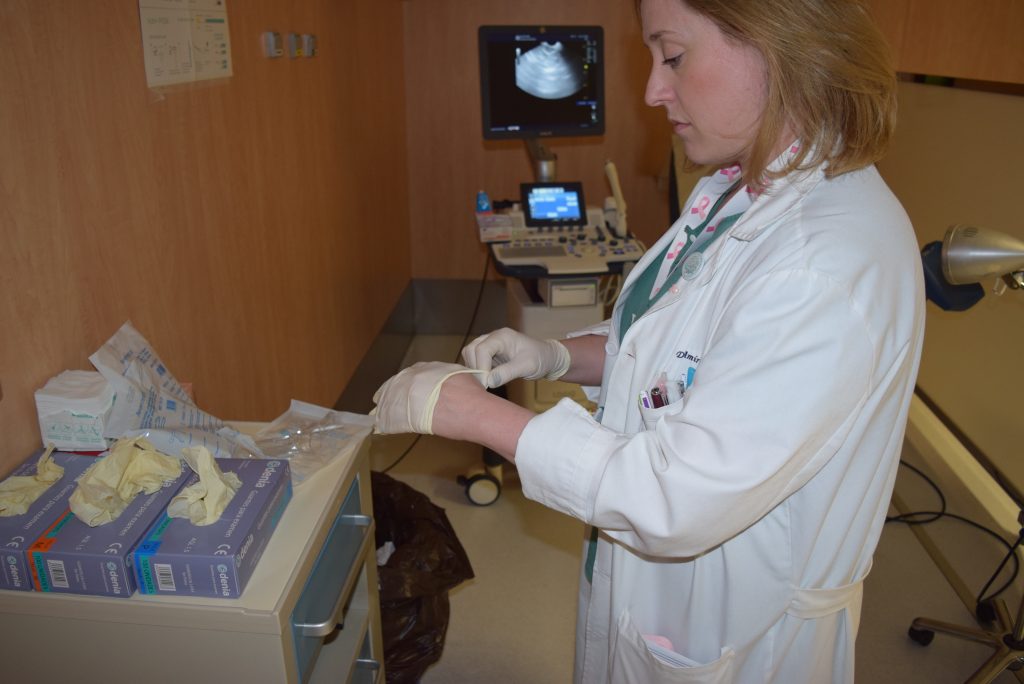 ginecologia guantes ecografo