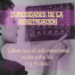 curiosidades de la menstruación