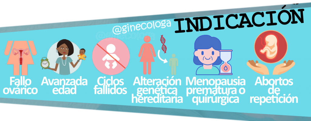 ovodonación donación ovulos indicación
